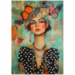 Tear Resistant Deco Print Colourful Whimsy