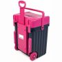 Cadii Bag - CSB-4375 - Navy Body Pink Trim With Dividers And Lunchbox