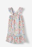 Cotton On Havana Flutter Sleeve Dress - Vanilla lottie Floral