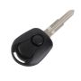 Key Fob Shell Replacement Compatible With Ssangyong Actyon 2 Buttons Black