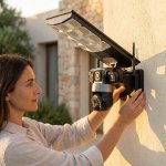 Solac Solar Street Light With Cctv Camera