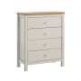 Giana Wooden 4 Drawer Chest White