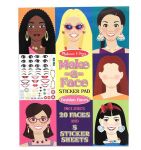 Make-a-face Sticker Pad