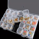 1PC Transparent Plastic Storage Box 28 56 Grids Multifunctional Dustproof Organizer Case For Jewelry Beads And Diy Diamond Paint