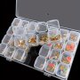 1pc Transparent Plastic Storage Box 28/56 Grids Multifunctional Dustproof Organizer Case For Jewelry Beads And DIY Diamond Painting Crafts