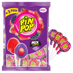 Maxx Mixed Bubblegum Filled Lollipops 48-PIECE Bulk Tray - Jumbo Extra-large Fruity Suckers With Chewy Center For Kids Treat Pac