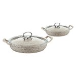 4PC Egg Pan Set - Red