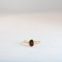 Oval - Medium - Garnet / Small