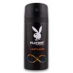 PLAYBOY Men Deodorant Spray 150ML - Limitless