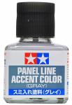 Tamiya Panel Line Accent Color 40ML Grey TAM87133 Plastics Paint Enamels