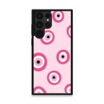 Custom Printed Tpu Cases - Samsung Galaxy S22 Ultra 5G & 39 Pink Evil Eye& 39 By
