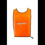 Orange Reflective Vest Zip Id Pouch Small To 3X Large & 5X Large No 4XL