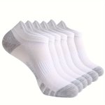 6 Pairs Of Ankle Socks For Women Short And Casual Sports Running Socks Mesh Breathable Suitable For Daily Wear And Running Sport