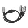 Xlr Male To Dual Xlr Female Splitter