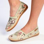 Pierre Cardin St Tropez 8 Espadrille Slip On - Olive Floral - 9