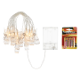 20 LED Battery-operated Peg String Lights + 4X Aa Batteries