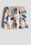 Swim Shorts - Light Orange Sea Creatures