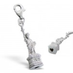 C18-C7307 - 925 Sterling Silver Statue Of Liberty Charm Dangle