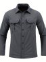 Men's Stylish Long Sleeve Button Up Shirts - Perfect For Spring/summer Outdoor Activities