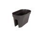 Pot Plastic Pot Capri Balcony Box Anthracite Artevasi 60CM