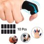 10PCS Finger Arthritis Sleeves Elastic Thumb Splint Support Protector Finger Compression Sleeve For Arthritis Joint Breathable Finger Tape For Trigger Finger Sports Support