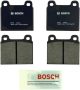 Bosch BP45 Quietcast Premium Semi-metallic Disc Brake Pad Set - Compatible With Select Select Alfa Romeo Bmw Ferrari Maserati Me