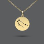Zodiac Gold Star Constellation Necklace