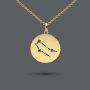 Zodiac Gold Star Constellation Necklace