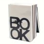 1PC Metal Creative Minimalist Book Letter Design Home Decoration Book Stand Reading Rack Book File Clip