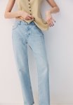Straight High Jeans - Light Denim Blue
