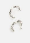 Olivia Open Hoop Earring-silver