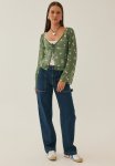 Maya Long Sleeve Top - Picnic Ditsy Desert Sage