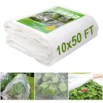 Klewee 10 X 50 Ft Garden Mesh Netting Ultra Fine Plant Netting Covers Garden Netting For Raised Beds Vegetables Fruit Tree Netti