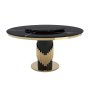 Kc Furn-luxury Round Marble Dining Table