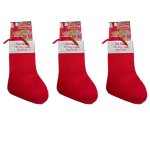 Sourcedirect - Christmas Elf Stockings 53CM - Pack Of 3