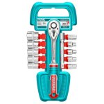 Total Tools Set Socket 1 2" 12PCS