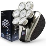 7D Head Shavers For Bald Men Water Proof Electric Razor For Men With LED Display Detachable Wet dry Anti-pinch Head Shavers Shav