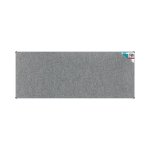 Bulletin Board Ribbed Aluminium Frame 3000X1200MM - Laurel