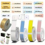 Waterproof & Oil-resistant Thermal Label Roll - Self-adhesive Colorful Stickers For Office Use Compatible With Various Printers
