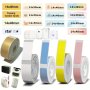 Waterproof & Oil-resistant Thermal Label Roll - Self-adhesive Colorful Stickers For Office Use Compatible With Various Printers Including Marklife P11 P12 Pristar P15 And More