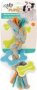 Pups Multi Chew Sweater Rope Dog Toy Grey