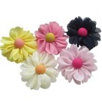 Chenkou Craft 20PCS 60MM New Organza Ribbon Chiffon Flowers Bows Sewing Wedding Decoration Chiffon Flower A0389