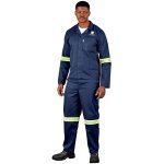 CONTI Trade Polycotton Suit - Reflective Arms & Legs - Yellow Taped