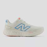 New Balance Women's Fresh Foam 680V8 - Wide - Sea Salt lime coastal Blue UK7.5
