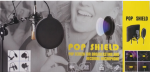 Andowl Pop Screen Microphone Shield