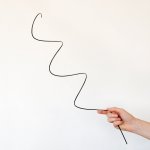 Plant Support - Spiral - Black 100CM X 10CM