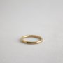 Sterling Silver Bands With 18KT Gold Guilding - Qty 2 - K