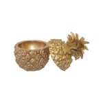 Goldair Gold Pineapple Jar
