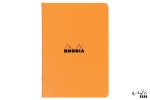 Rhodia Orange Classic Stapled Notebook A4 Lined