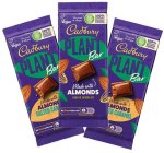 Cadbury Plant Bar The Trio Caramel Vegan - 3 X 90G Milk Chocolate Bars